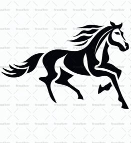 Galoppierendes Pferd